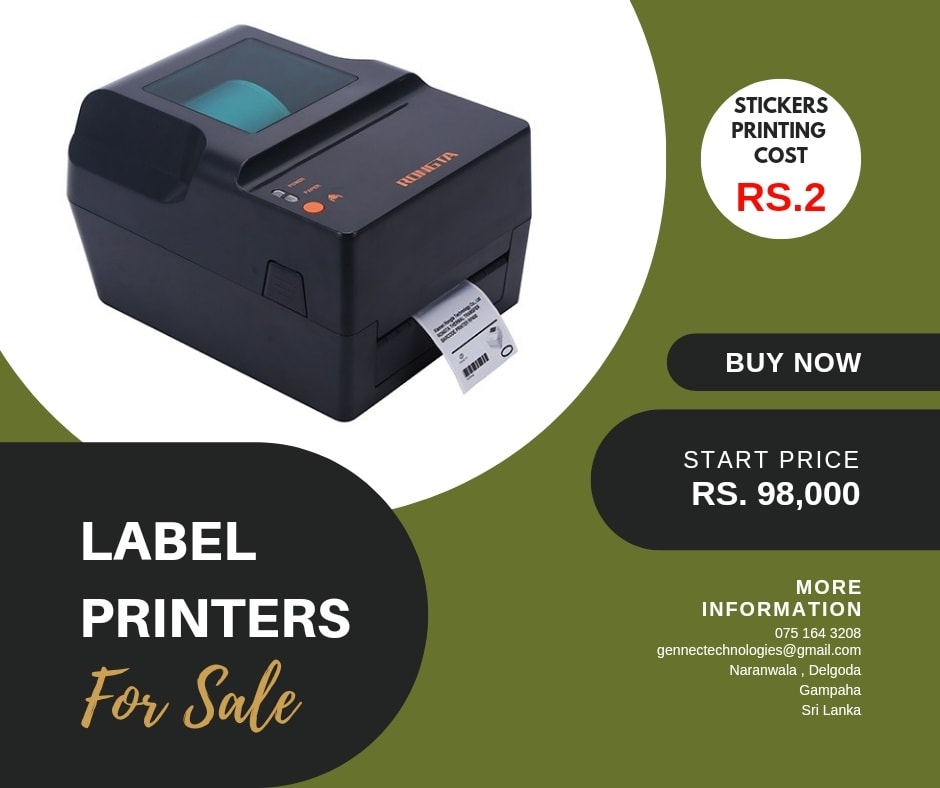Gennec Technologies Pvt Ltd gampaha Sticker printer gampaha labels