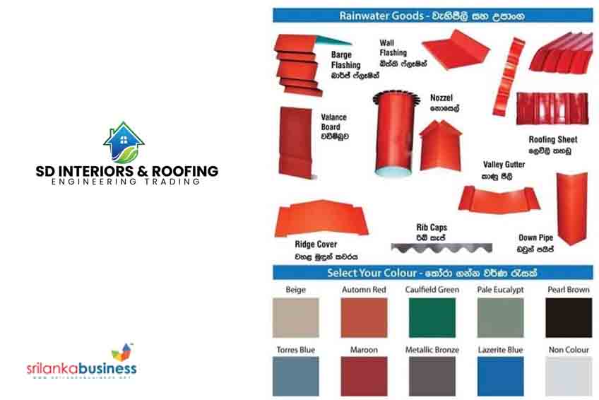 SD INTERIORS & ROOFING ganemulla roofing ganemulla amano sheets
