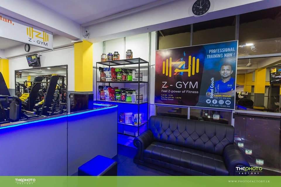 Z GYM fitness center in Jaela Sri Lanka Business